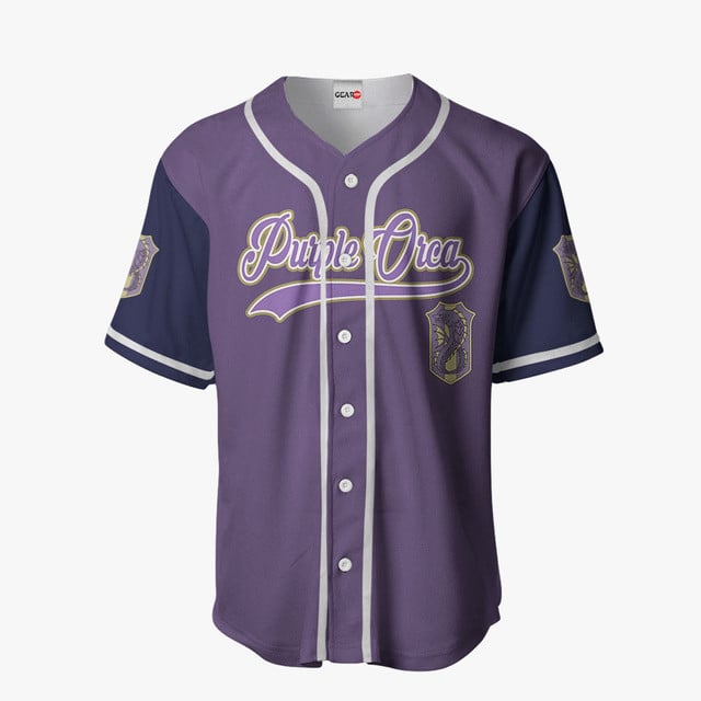 Purple Orca Baseball Jersey