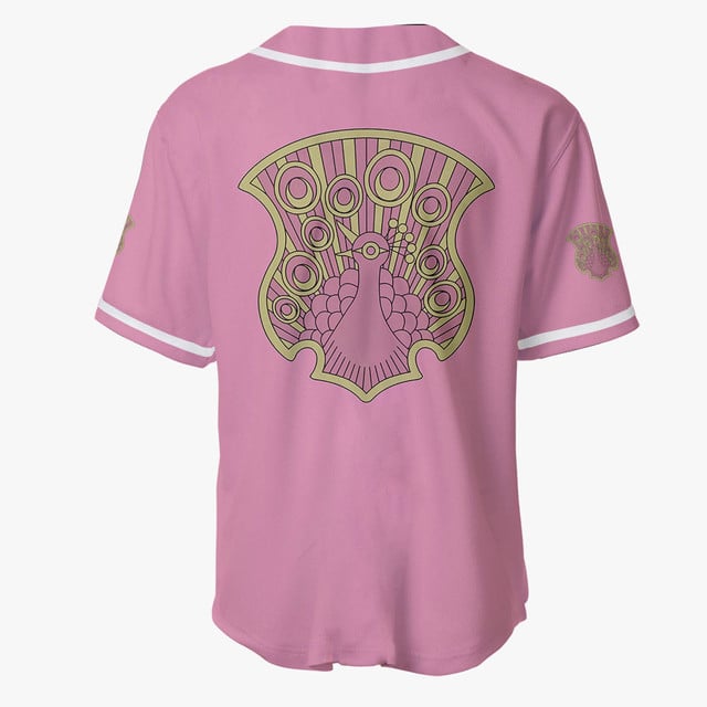 Coral Peacock Baseball Jersey