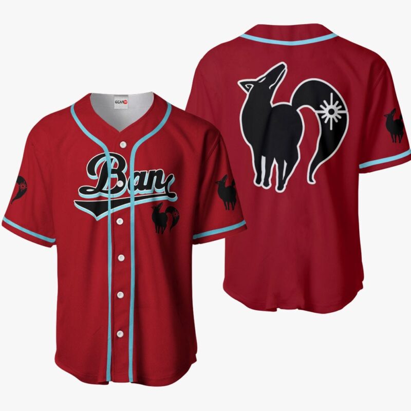 Ban Fox's Sin of Greed Baseball Jersey