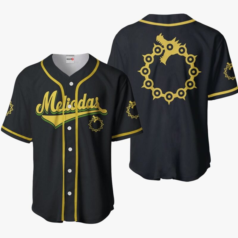 Meliodas Dragon's Sin of Wrath Baseball Jersey
