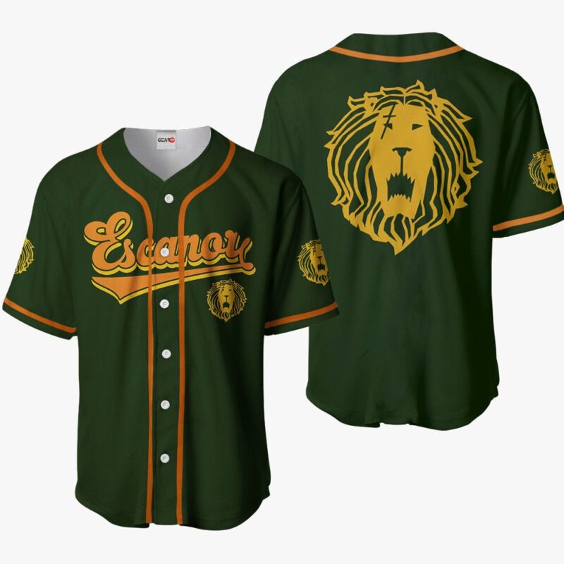 Escanor Lion's Sin of Pride Baseball Jersey