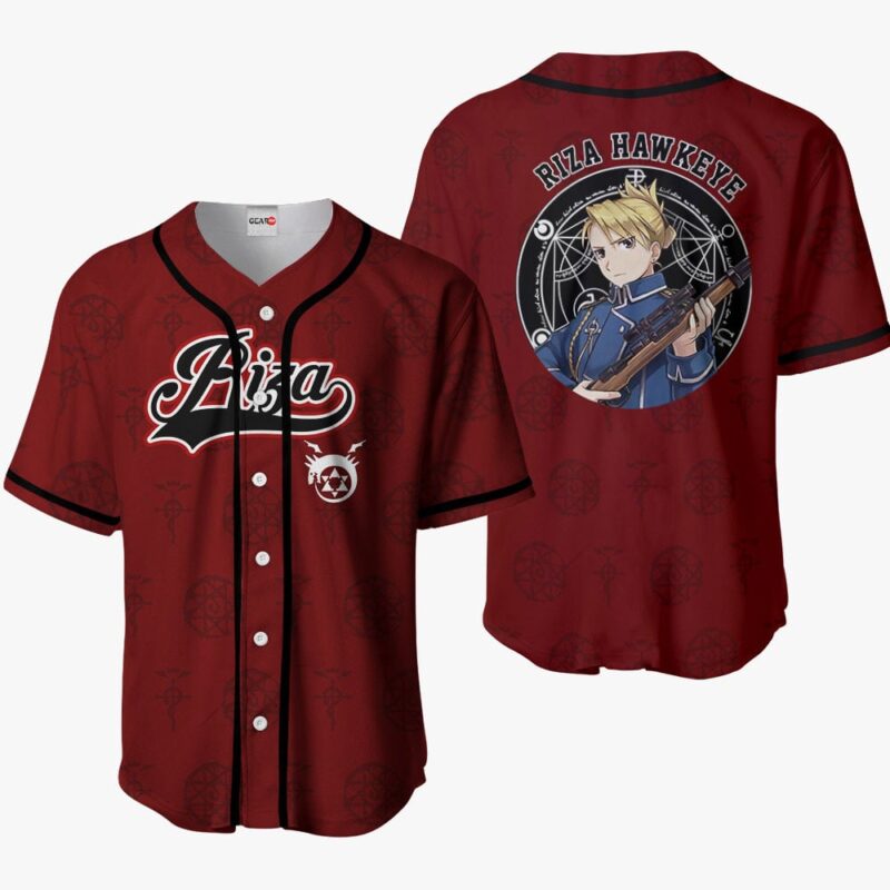 Riza Hawkeye Baseball Jersey