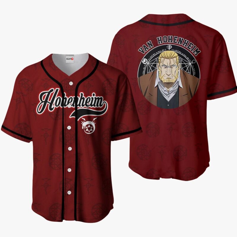 Van Hohenheim Baseball Jersey