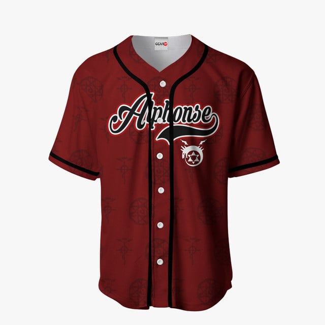 Alphonse Elric Baseball Jersey