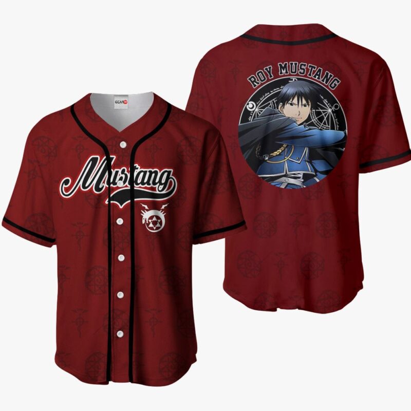 Roy Mustang Baseball Jersey