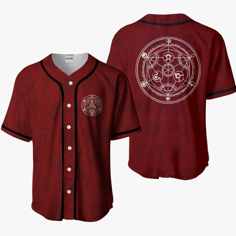 Transmutation Circle Baseball Jersey