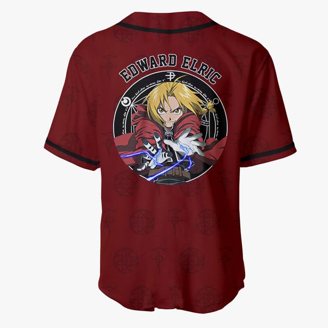Edward Elric Baseball Jersey