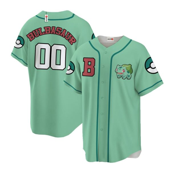Bulbasaur Baseball Jersey Personalized Edition