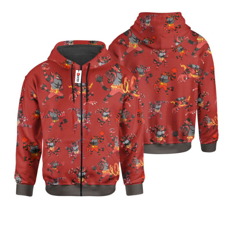 Incineroar Premium Outerwear Pattern Style