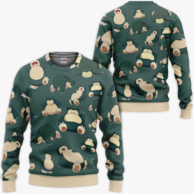 Snorlax Premium Outerwear Pattern Style