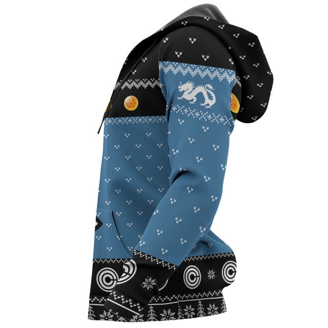 Capsule Corp Ugly Sweater Christmas Premium Outerwear