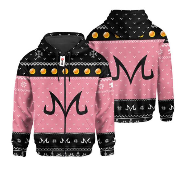 Majin Buu Ugly Sweater Christmas Premium Outerwear