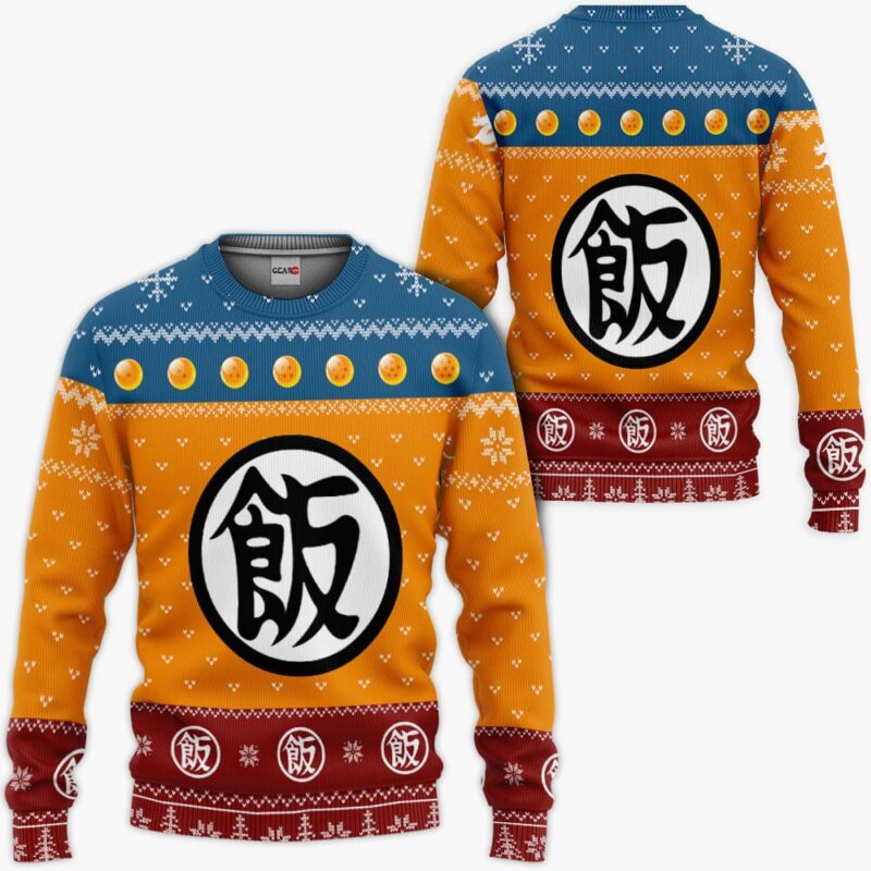 Gohan Ugly Sweater Christmas Premium Outerwear
