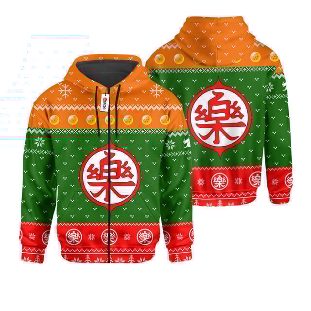 Yamcha Ugly Sweater Christmas Premium Outerwear
