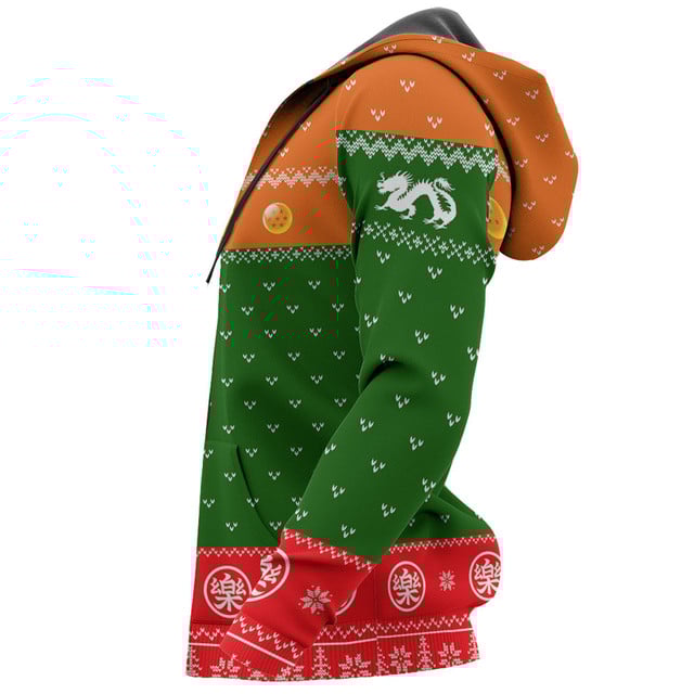 Yamcha Ugly Sweater Christmas Premium Outerwear