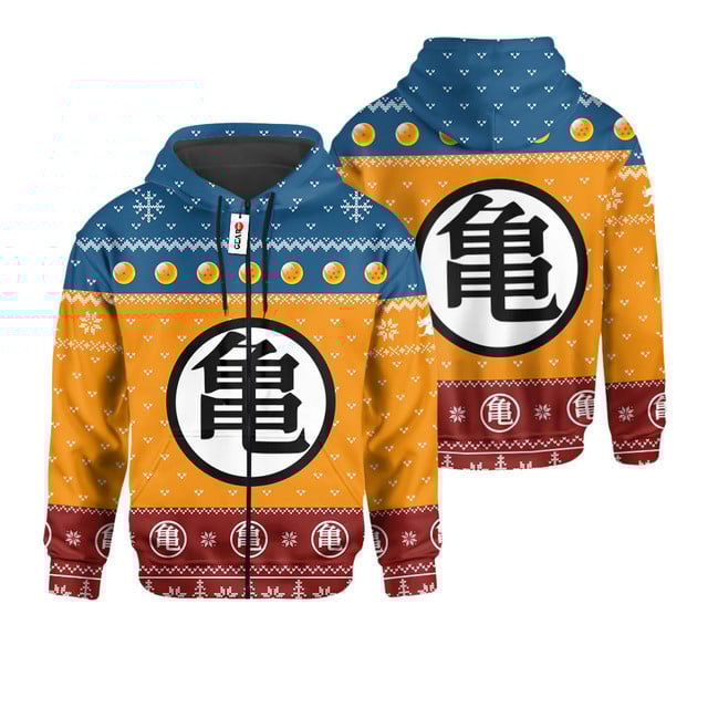 Goku Turtle Hermit Ugly Sweater Christmas Premium Outerwear