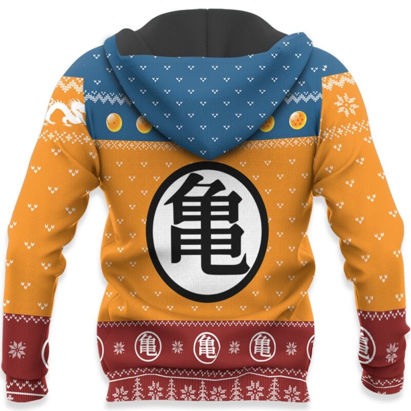 Goku Turtle Hermit Ugly Sweater Christmas Premium Outerwear