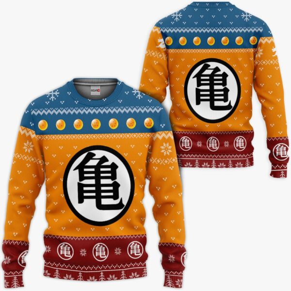 Goku Turtle Hermit Ugly Sweater Christmas Premium Outerwear