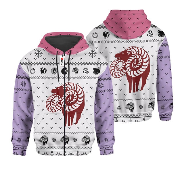 Gowther Sin of Lust Ugly Sweater Christmas Premium Outerwear