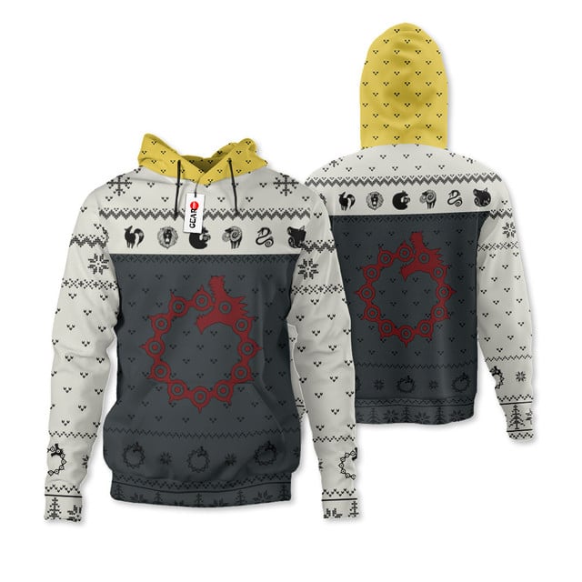 Meliodas Sin of Wrath Ugly Sweater Christmas Premium Outerwear