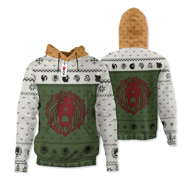 Escanor Sin of Pride Ugly Sweater Christmas Premium Outerwear