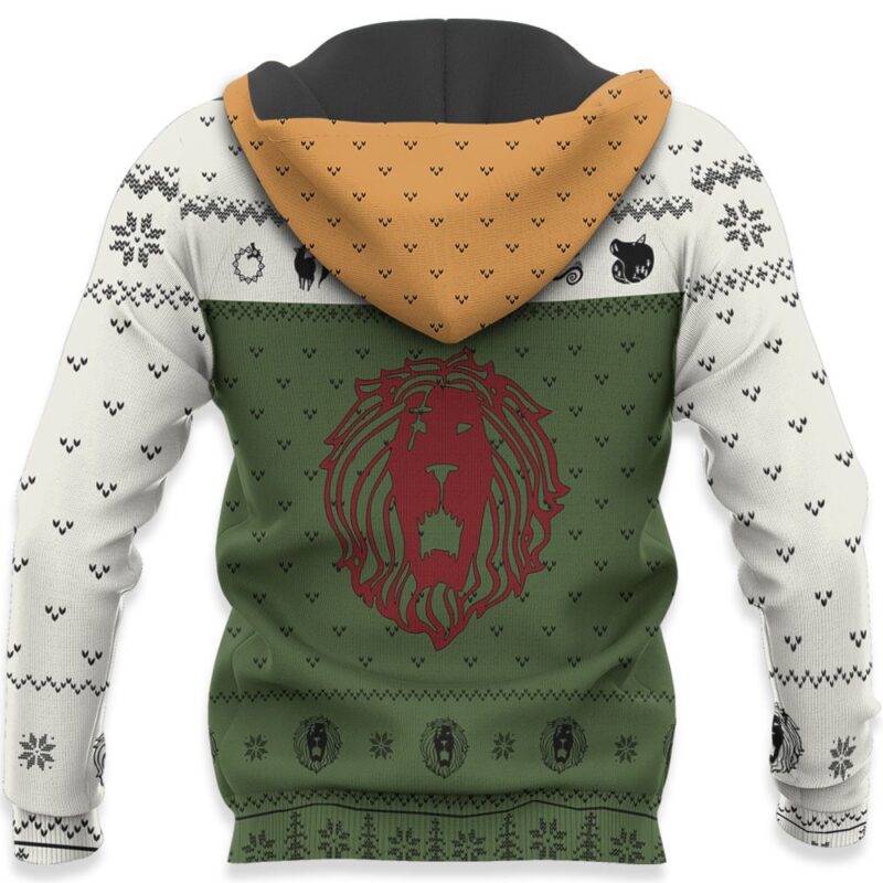 Escanor Sin of Pride Ugly Sweater Christmas Premium Outerwear