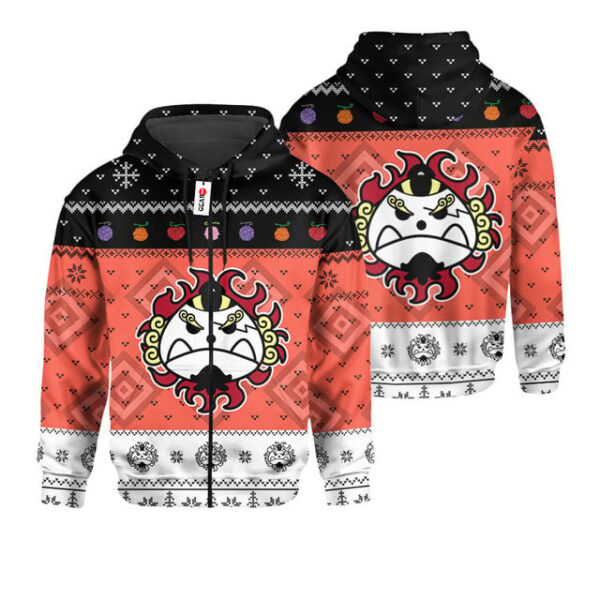Jinbe Jolly Roger Ugly Sweater Christmas Premium Outerwear