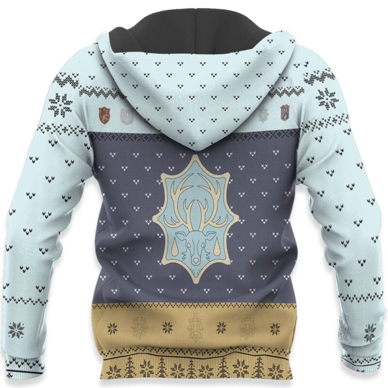 Aqua Deer Symbol Ugly Sweater Christmas Premium Outerwear