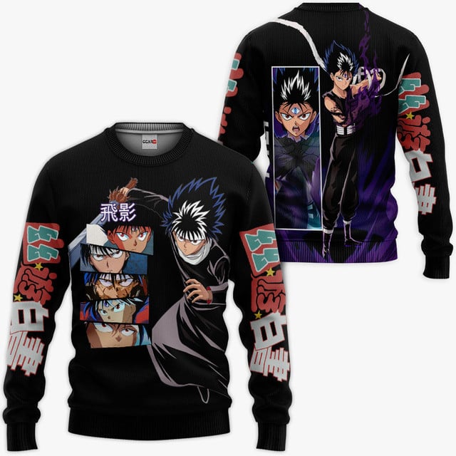 Hiei Premium Outerwear Street Style YuYu Hakusho Anime