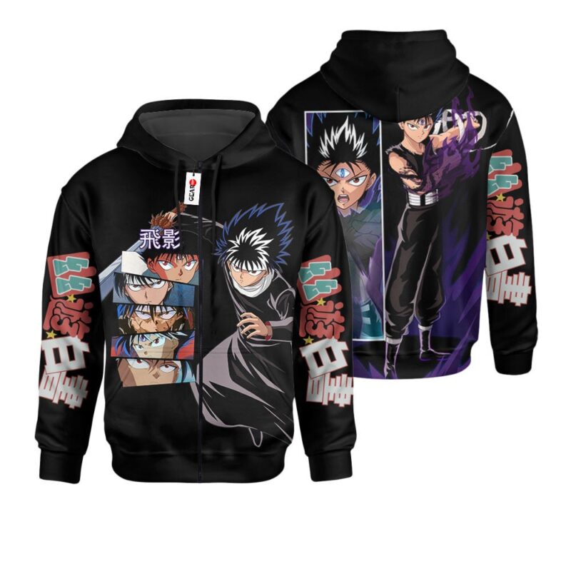 Hiei Premium Outerwear Street Style YuYu Hakusho Anime