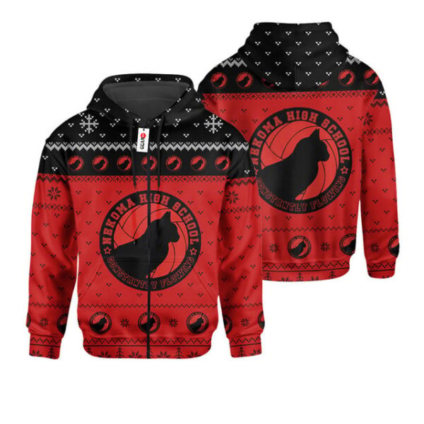 Nekoma Ugly Sweater Christmas Premium Outerwear
