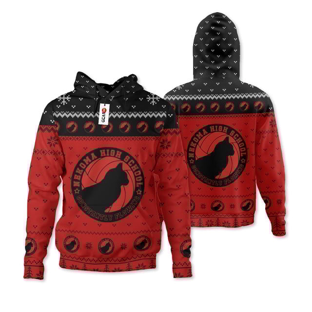 Nekoma Ugly Sweater Christmas Premium Outerwear