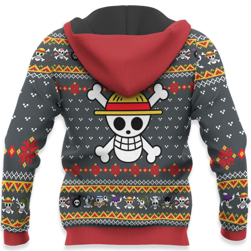 Straw Hat Pirates Ugly Sweater Christmas Premium Outerwear