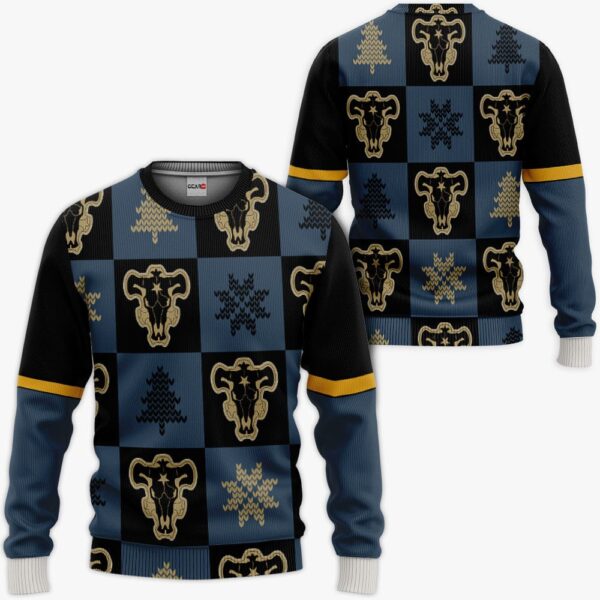Black Bull Symbol Ugly Sweater Christmas Premium Outerwear
