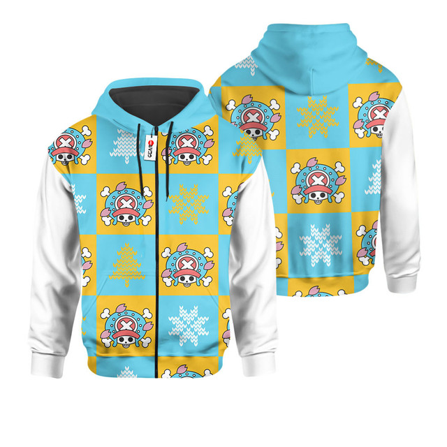 Tony Tony Chopper Jolly Roger Ugly Sweater Christmas Premium Outerwear