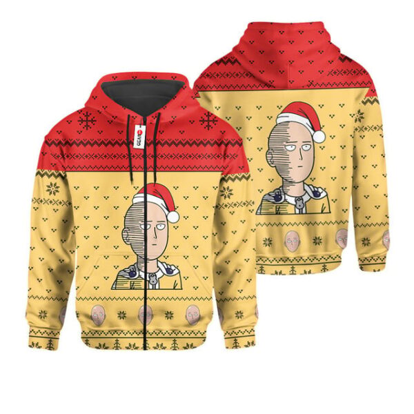 Saitama Ok Sweater Christmas Premium Outerwear Pattern Style
