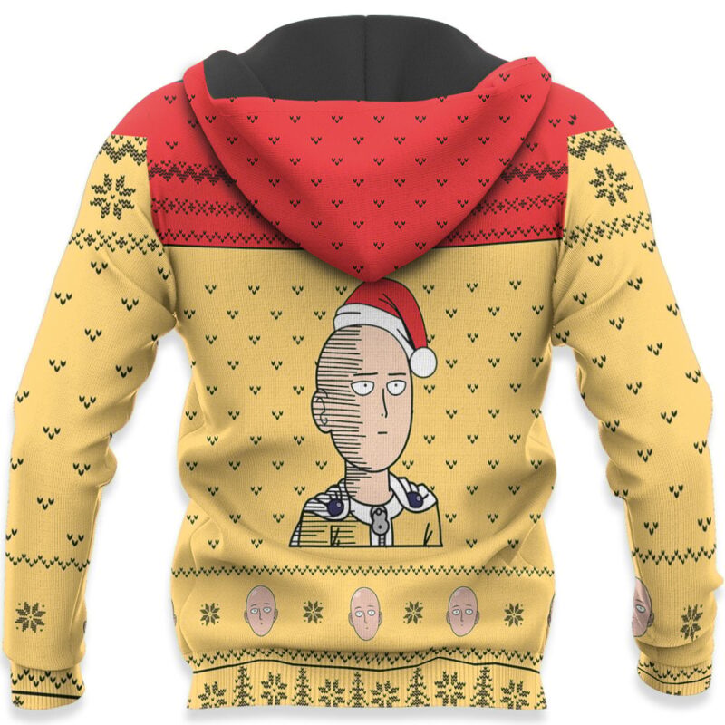 Saitama Ok Sweater Christmas Premium Outerwear Pattern Style