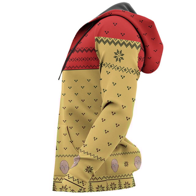 Saitama Ok Sweater Christmas Premium Outerwear Pattern Style