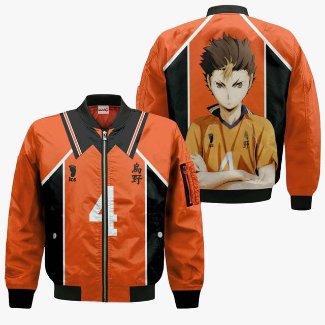 Yu Nishinoya Karasuno Premium Outerwear Costume