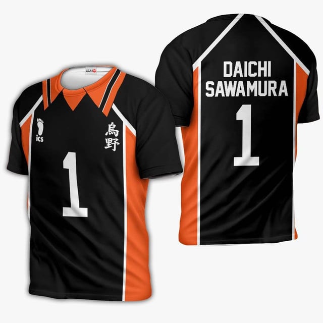 Karasuno Daichi Sawamura Uniform Premium Outerwear Num 1