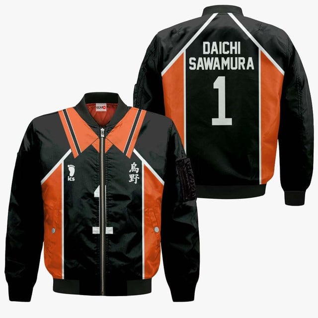 Karasuno Daichi Sawamura Uniform Premium Outerwear Num 1