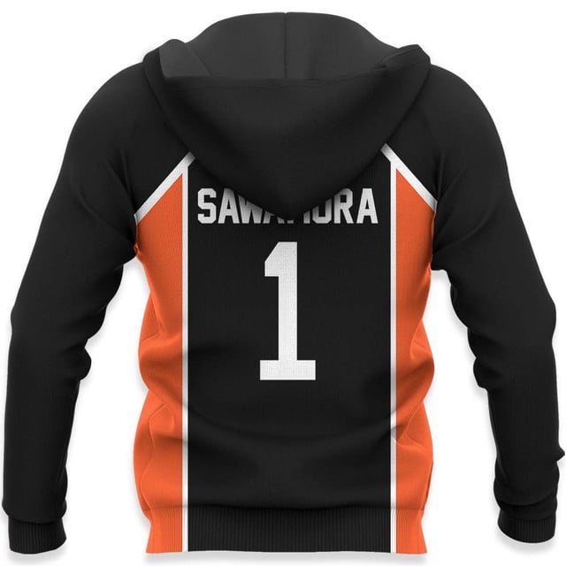 Karasuno Daichi Sawamura Uniform Premium Outerwear Num 1