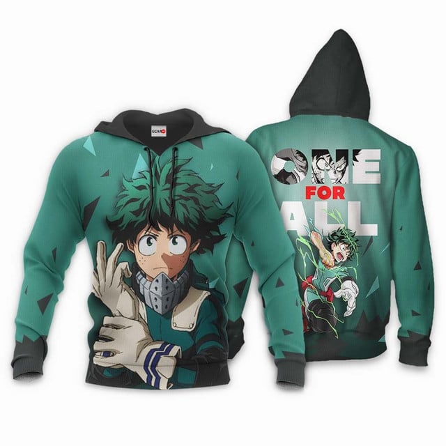 Izuku Midoriya Premium Outerwear One For All Anime