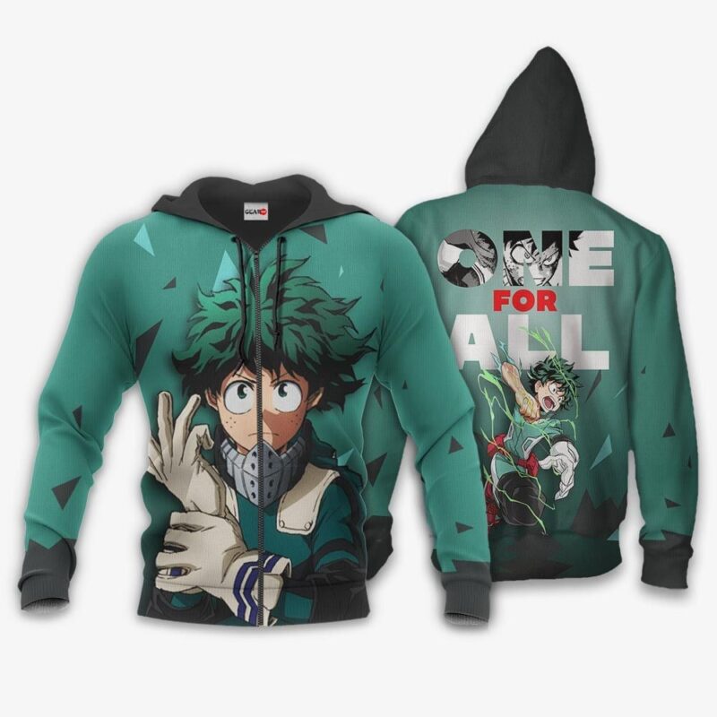 Izuku Midoriya Premium Outerwear One For All Anime