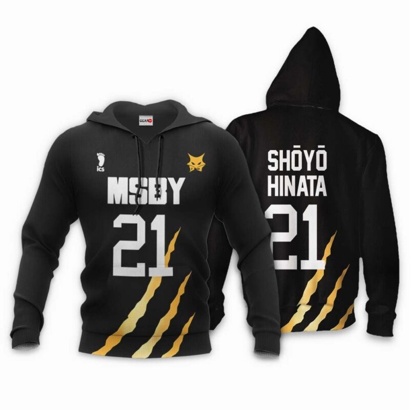 MSBY Shoyo Hinata Premium Outerwear Uniform Number 21 Anime