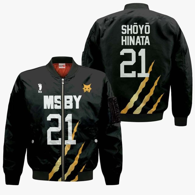 MSBY Shoyo Hinata Premium Outerwear Uniform Number 21 Anime