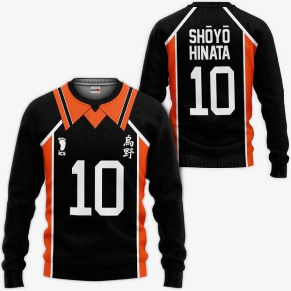 Shoyo Hinata Premium Outerwear Uniform Number 10 Karasuno