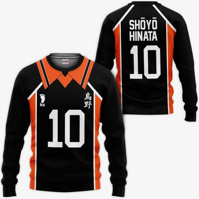 Shoyo Hinata Premium Outerwear Uniform Number 10 Karasuno