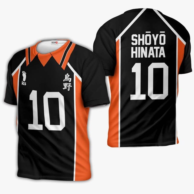Shoyo Hinata Premium Outerwear Uniform Number 10 Karasuno