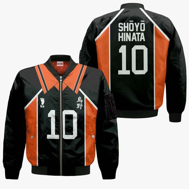 Shoyo Hinata Premium Outerwear Uniform Number 10 Karasuno